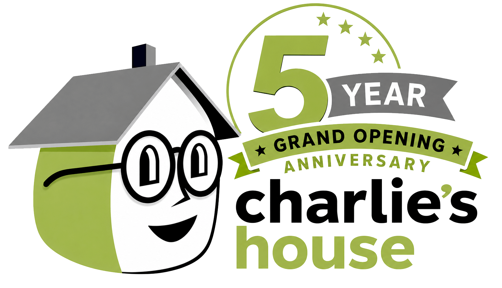 5-Year Grand Opening of Charlie&rsquo;s House - Safety Demonstration Home Logo